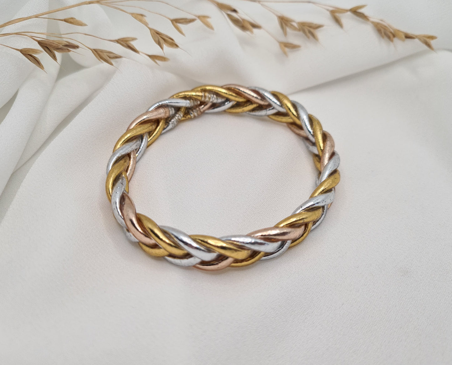 Bracelets bouddhistes - Tressés 3 couleurs