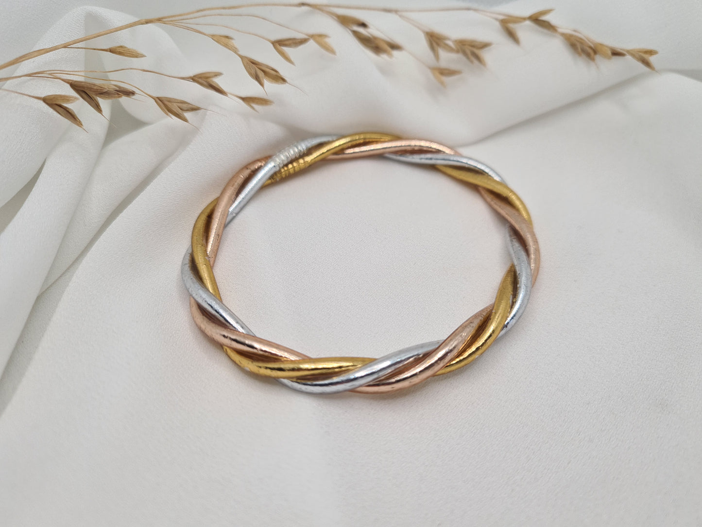 Bracelets bouddhistes - Torsadés 3 couleurs