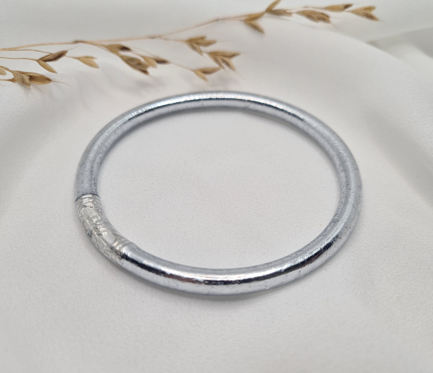 Bracelets bouddhistes - Epais Argenté