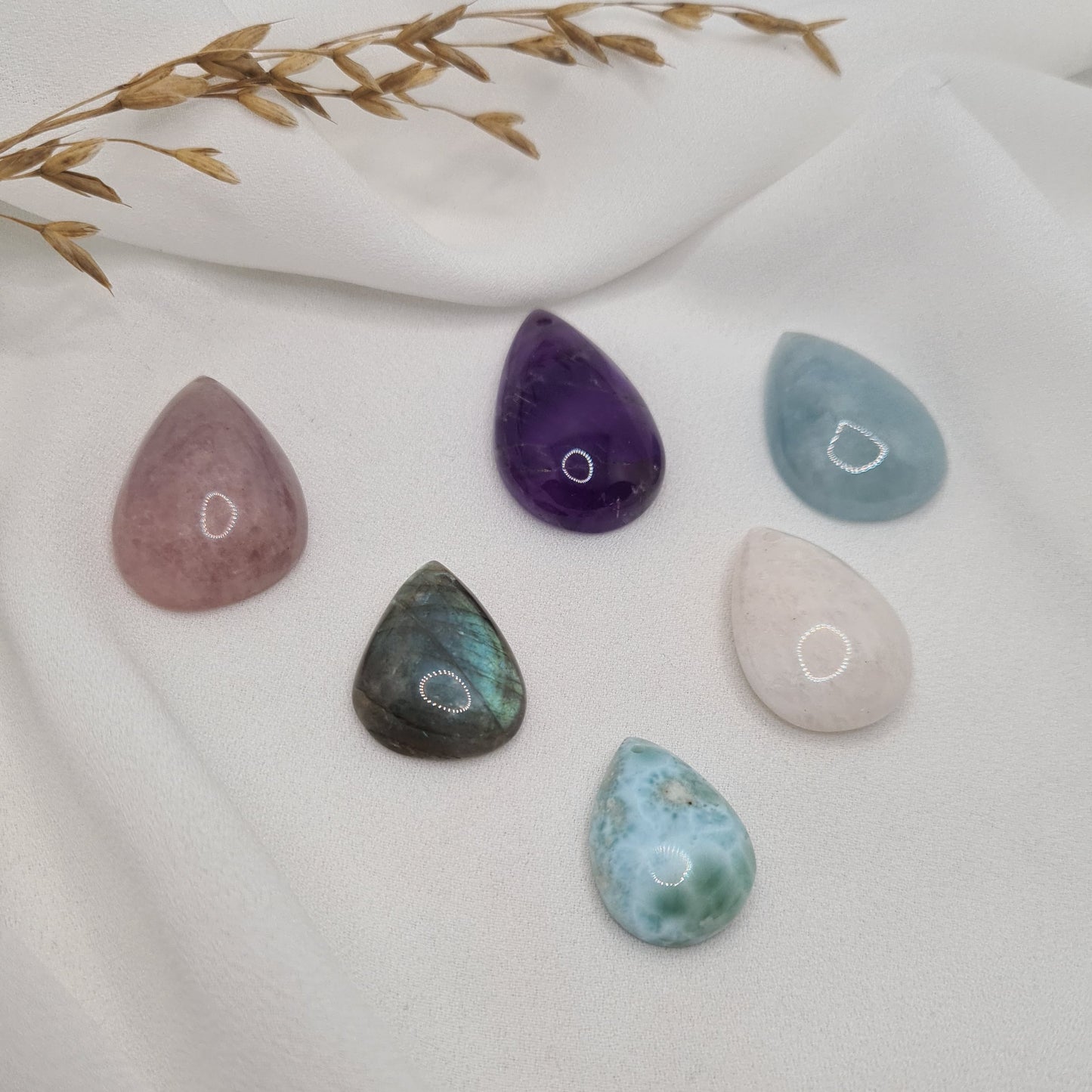 Pendentif Goutte Pierres naturelles