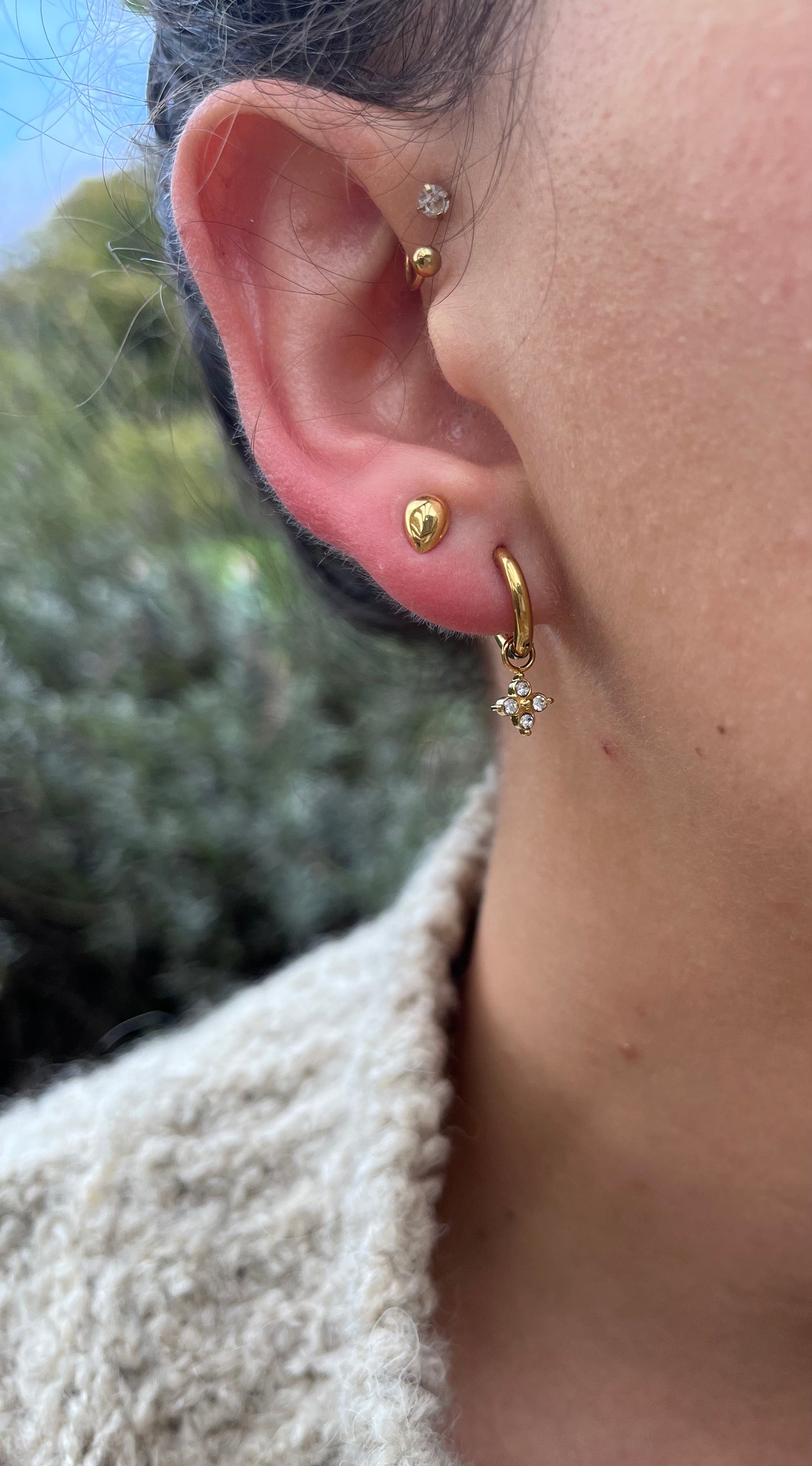 Trio Boucles d'oreilles EDITH