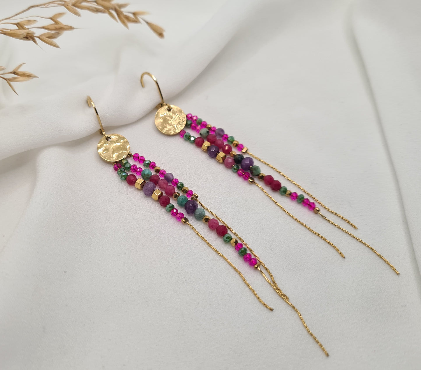 Boucles d'oreilles LYA Rose