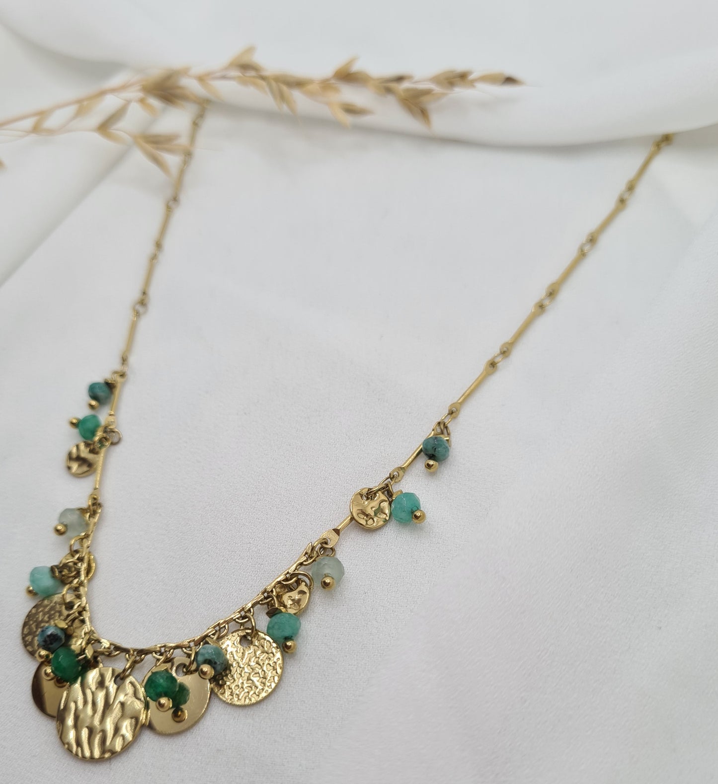 Sautoir SATY Turquoise africaine