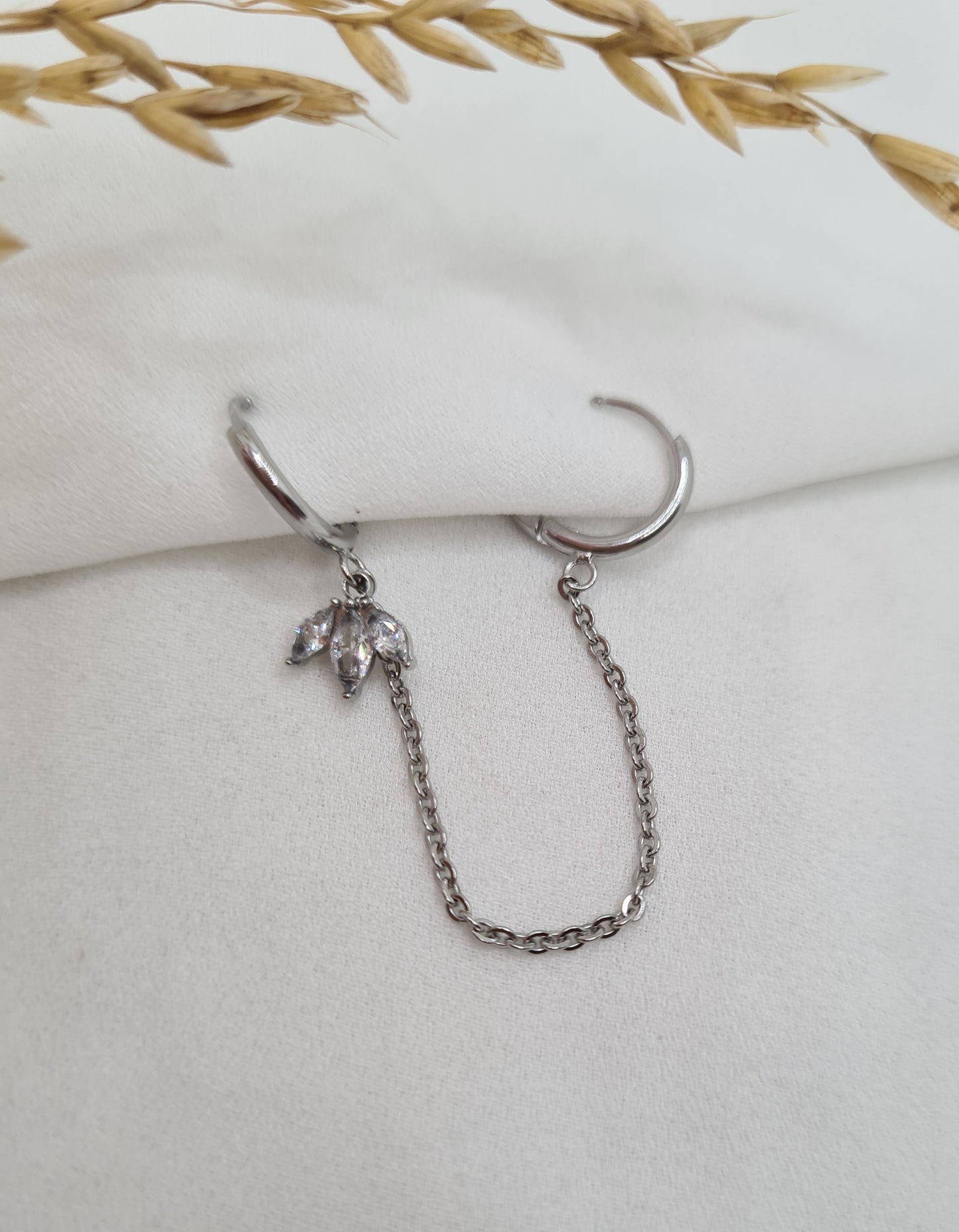 Mono Boucle d'oreille double CAROLINE