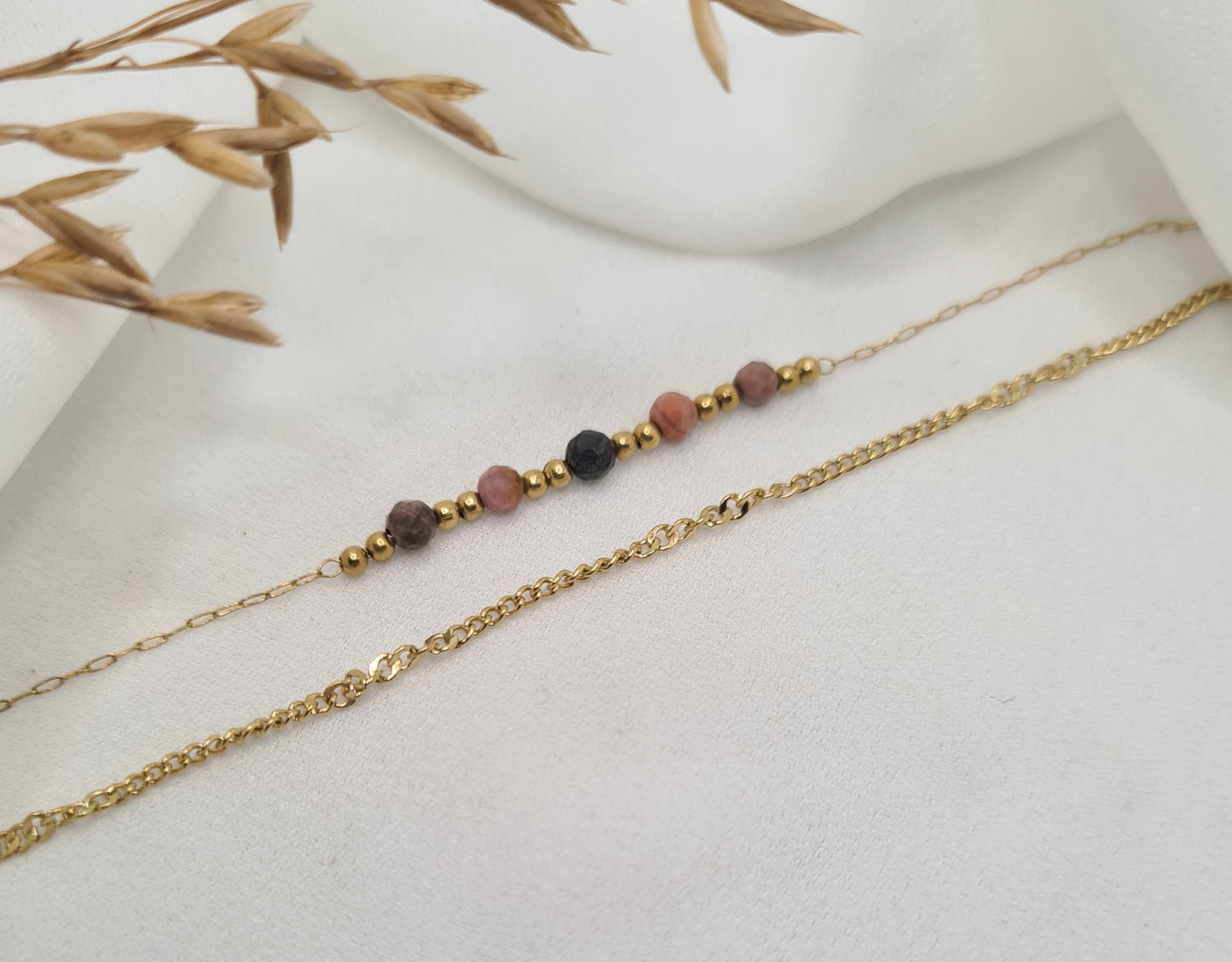 Bracelet MAXIMILIEN Rhodonite