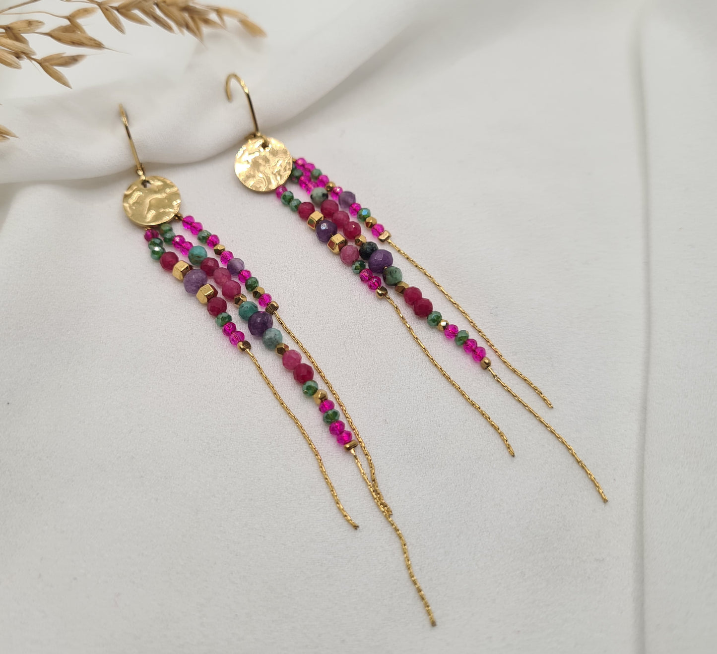 Boucles d'oreilles LYA Rose