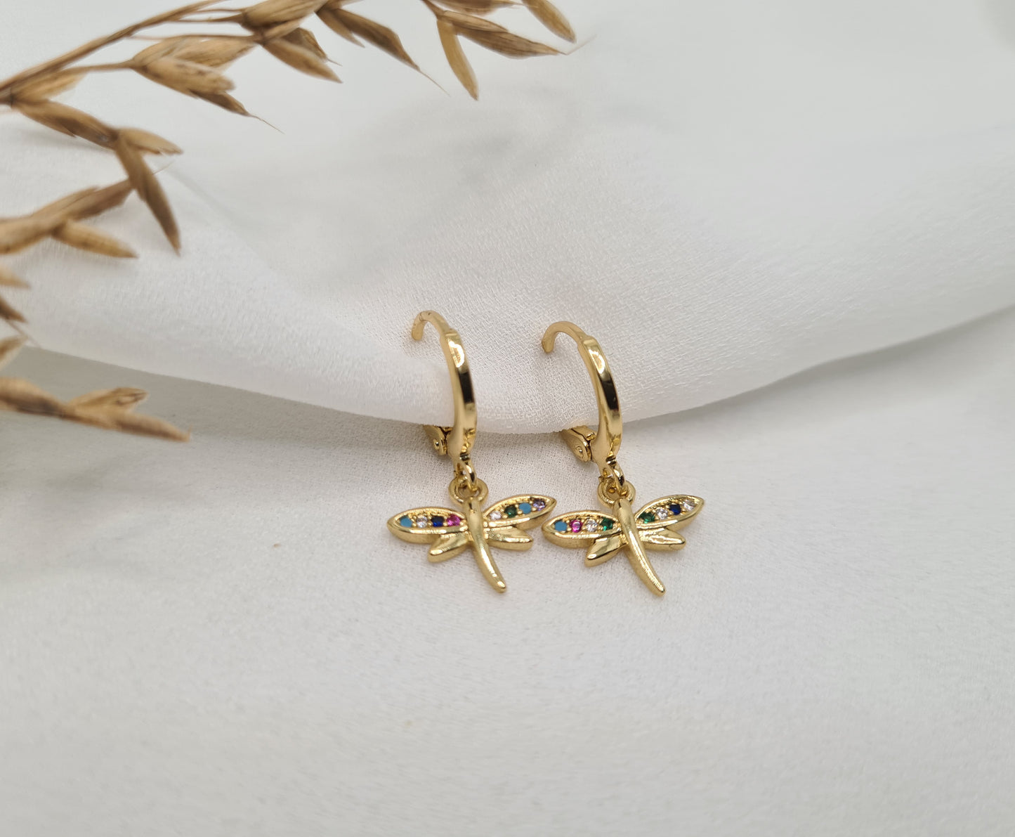 Boucles d'oreilles LIBELLULE