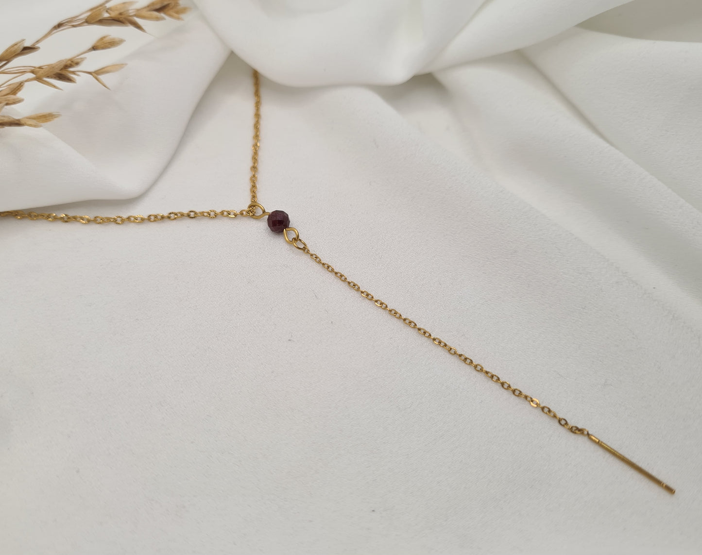 Collier CANDICE Grenat