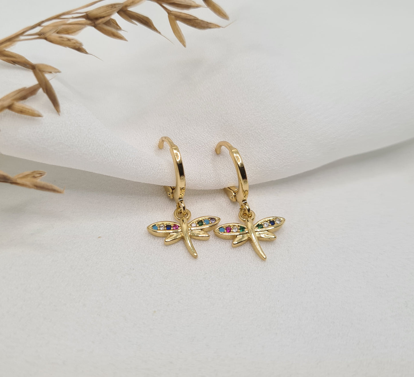 Boucles d'oreilles LIBELLULE