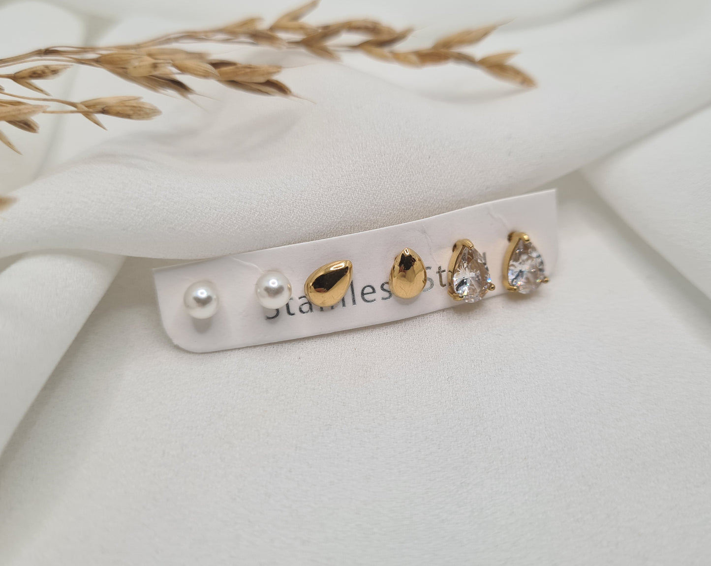 Trio Boucles d'oreilles EDITH