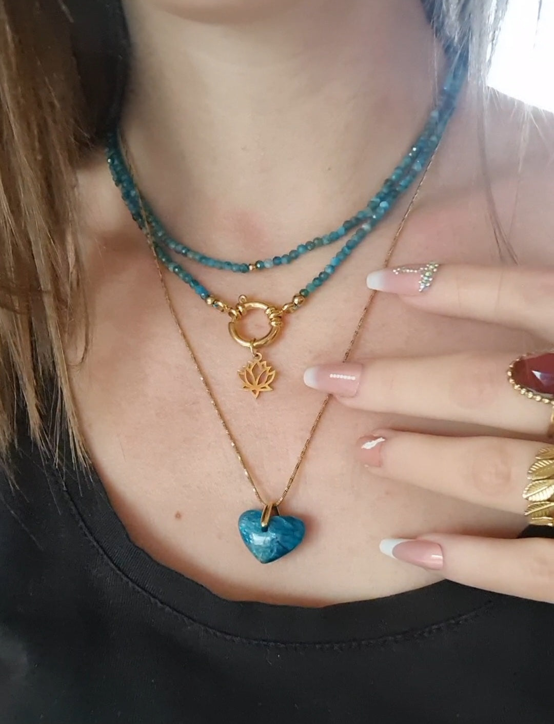 Collier MA PIERRE UNIQUE