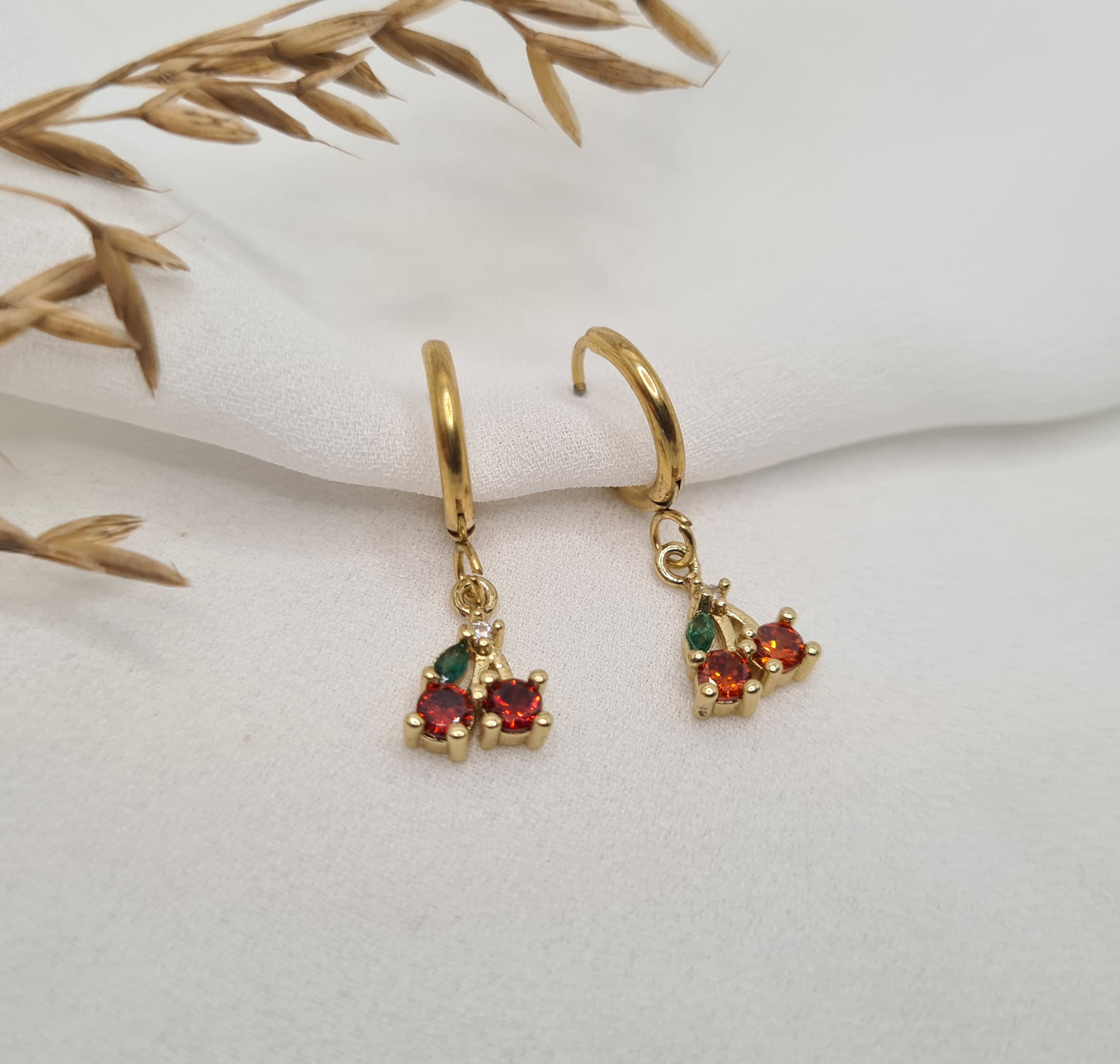 Boucles d'oreilles CERISE