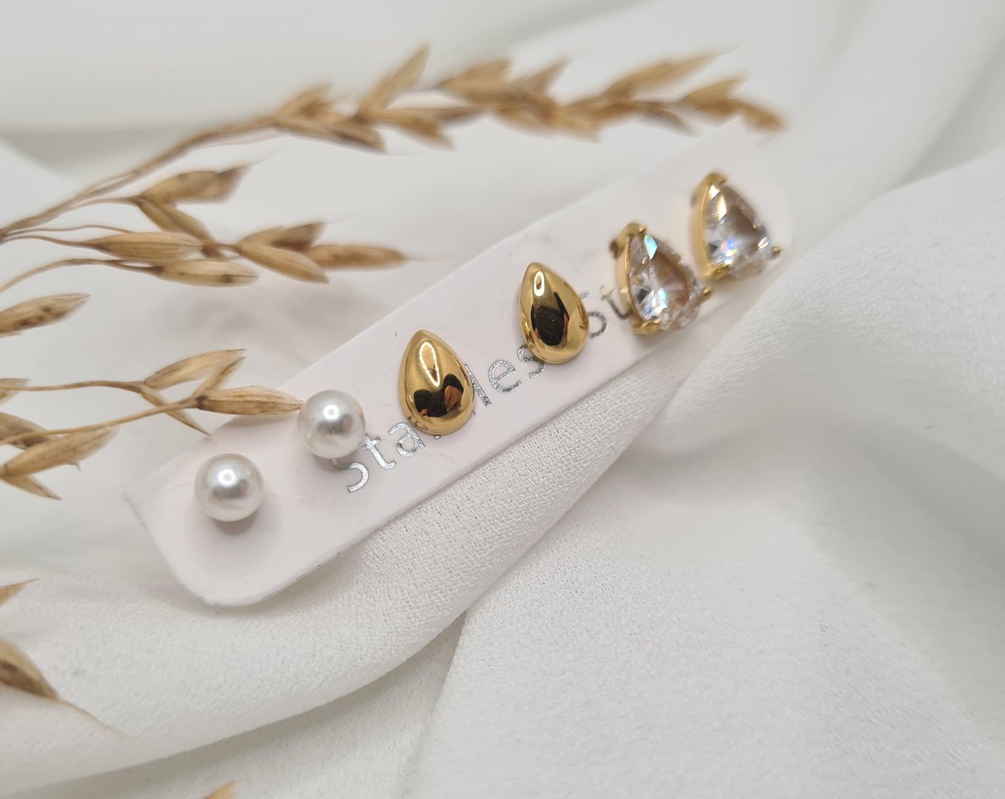 Trio Boucles d'oreilles EDITH