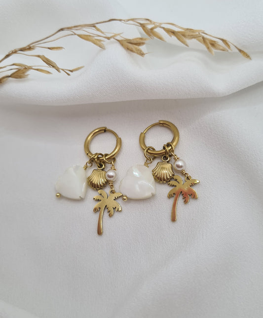 Boucles d'oreilles PALMIER