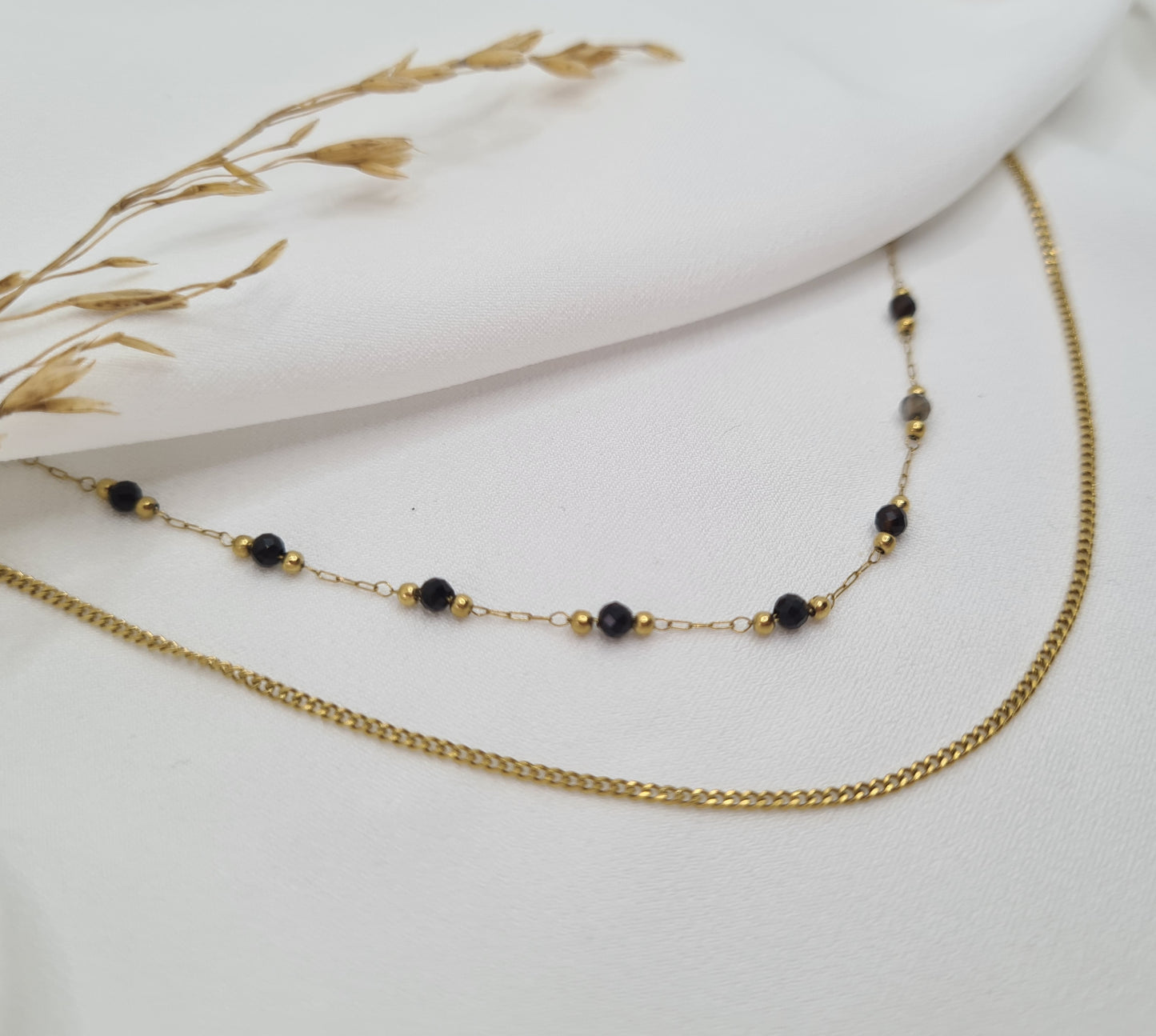 Collier double MAXIMILIEN