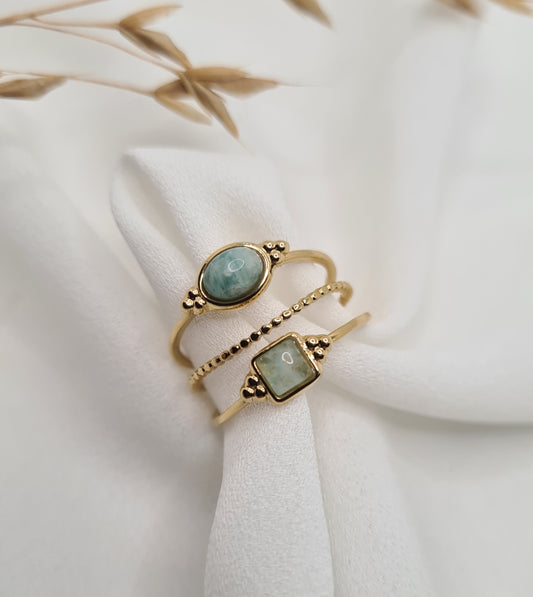 Bague LUNATESSA Amazonite