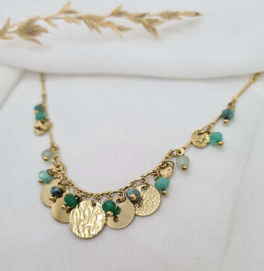 Sautoir SATY Turquoise africaine
