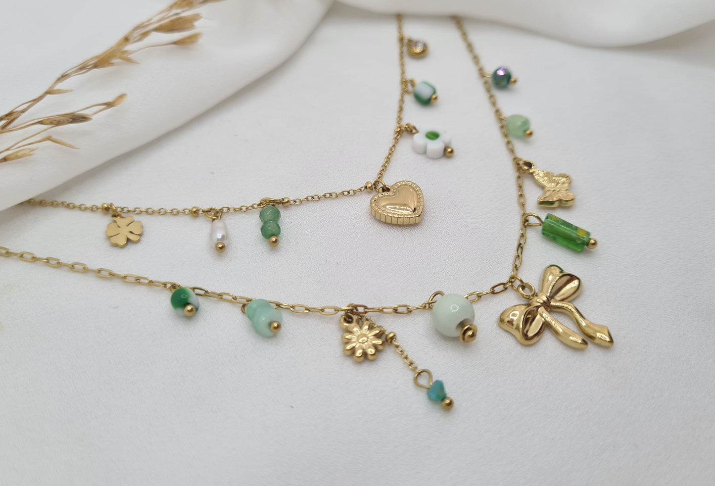 Collier double rang OLIVIA