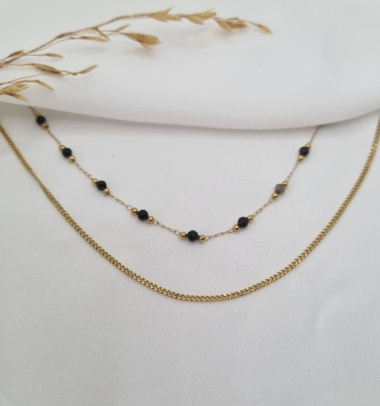Collier double MAXIMILIEN